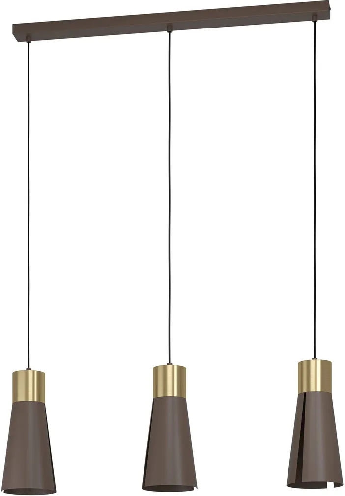 LAELAMP EGLO LOSALOMAS GU10 LED 3X4,5W MOKKA