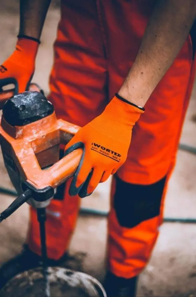 TÖÖKINDAD WORTEX LATEKSKATTEGA WG330 PUNANE 9