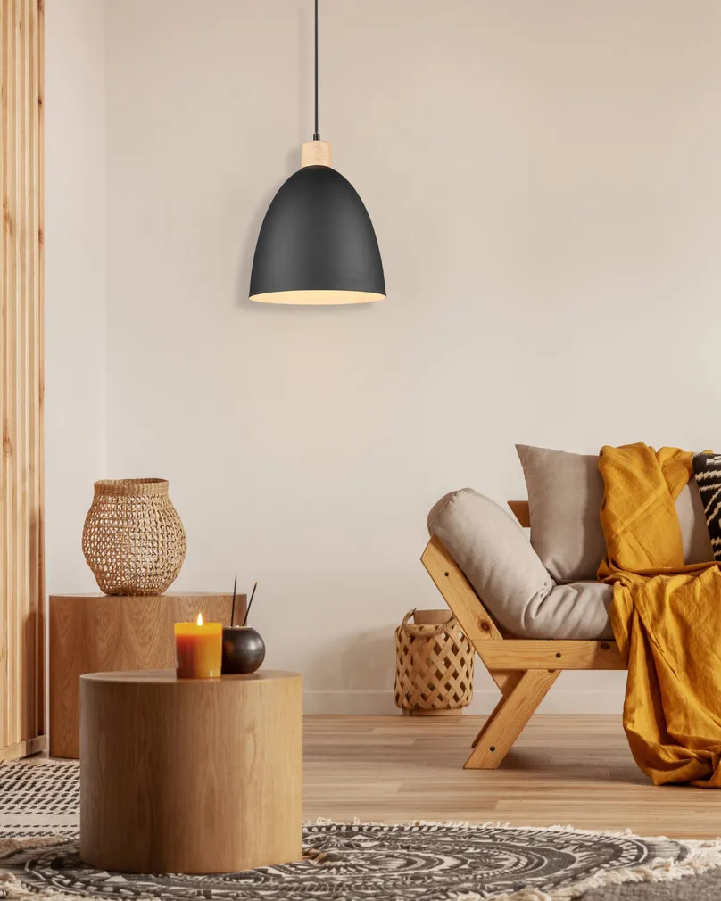 LAELAMP REALITY JAGGER E27 40W MATT MUST