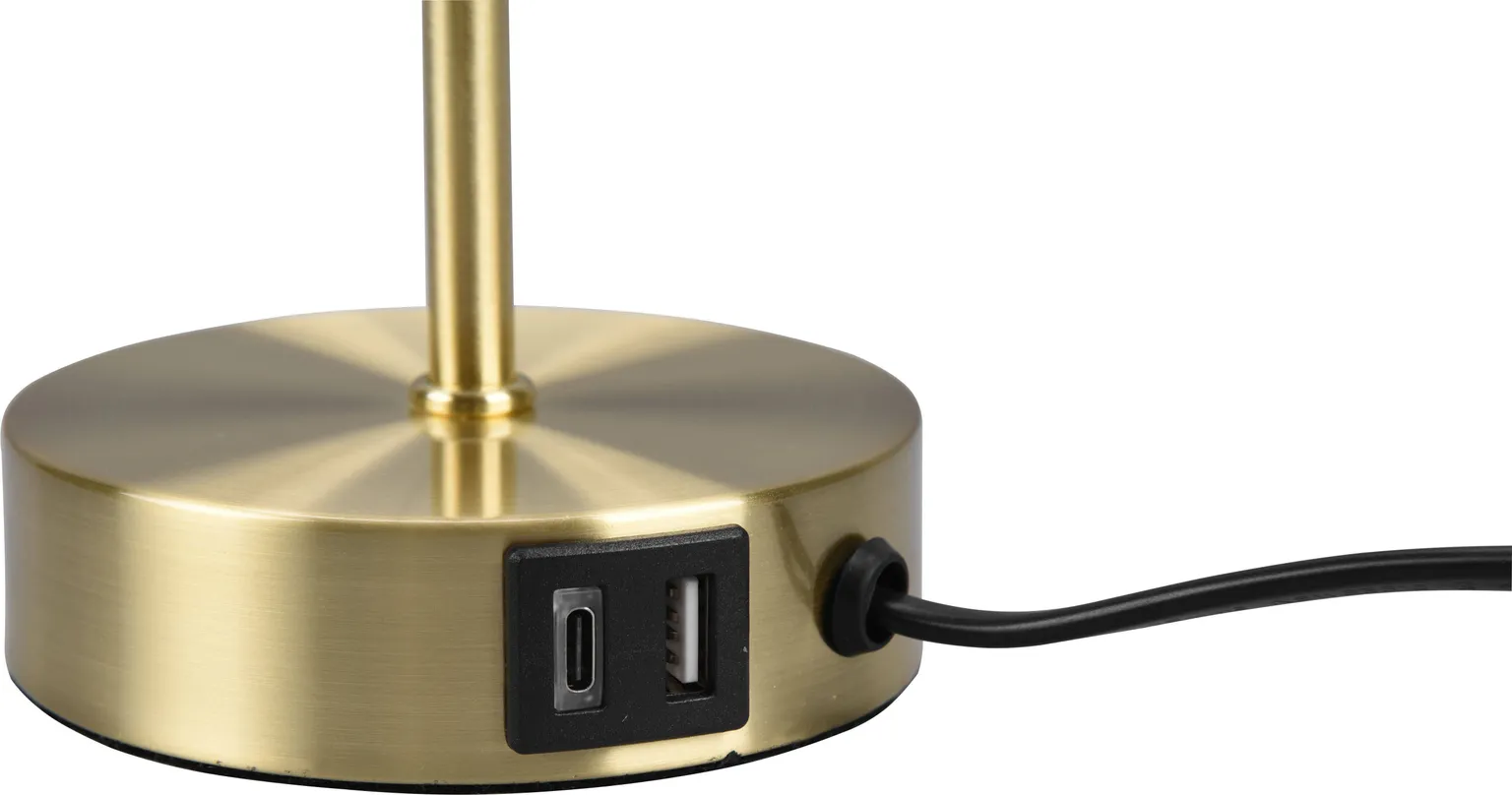 LAUALAMP REALITY JARO E27 USB PESA MUST/MATT MESSING