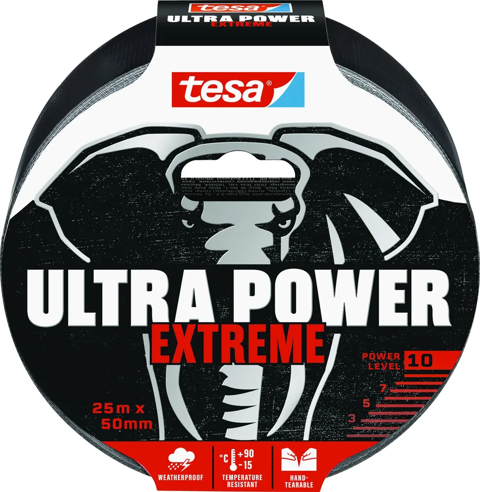PARANDUSTEIP TESA ULTRA POWER EXTREME 25MX50MM MUST