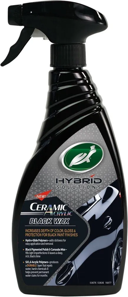 KERAAMILINE VAHA TURTLE WAX CERAMIC ACRYLIC BLACK WAX 500ML