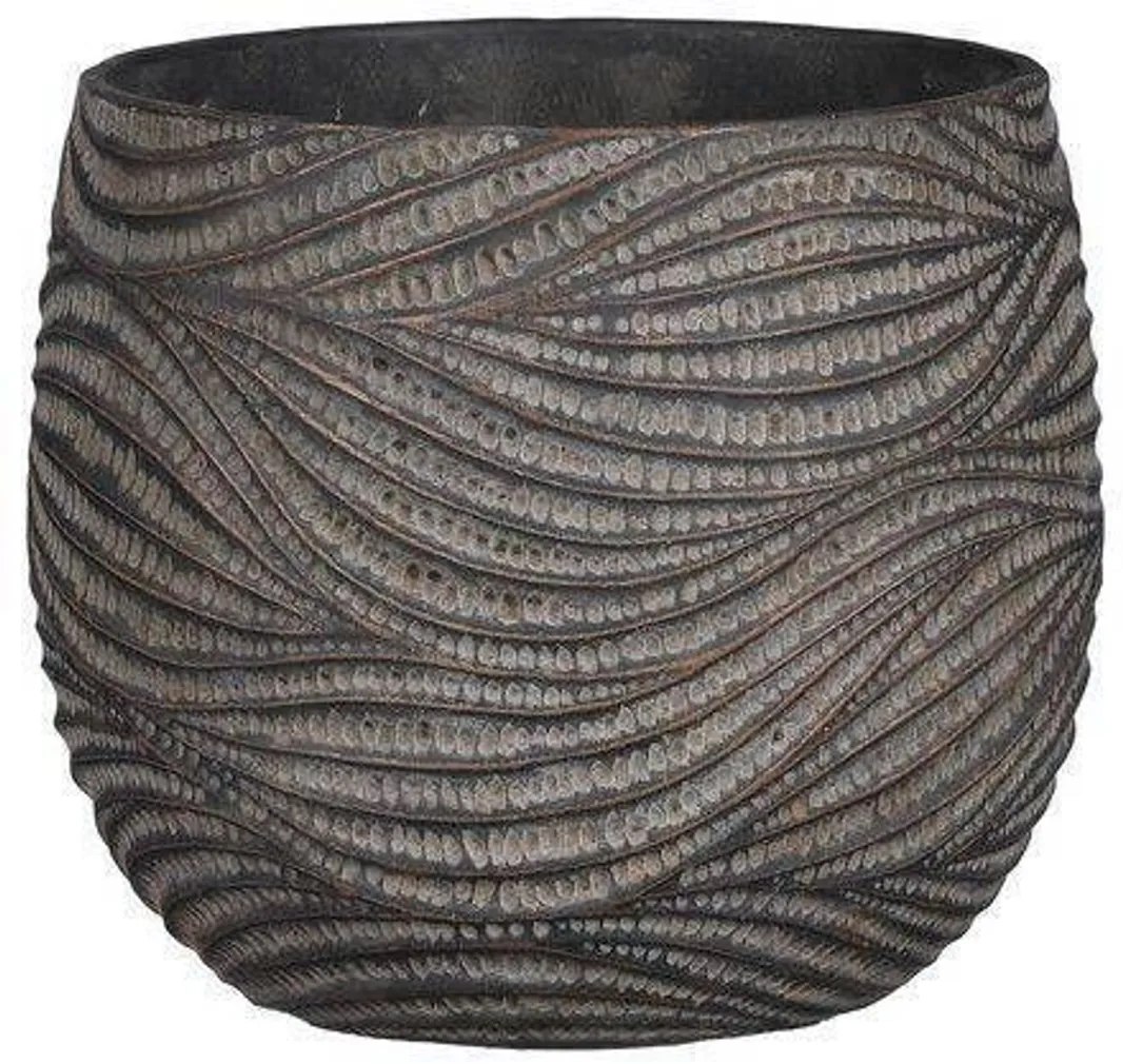 ÜMBRISPOTT MICA DECORATIONS HENDRICK Ø21,5X19CM PRUUN