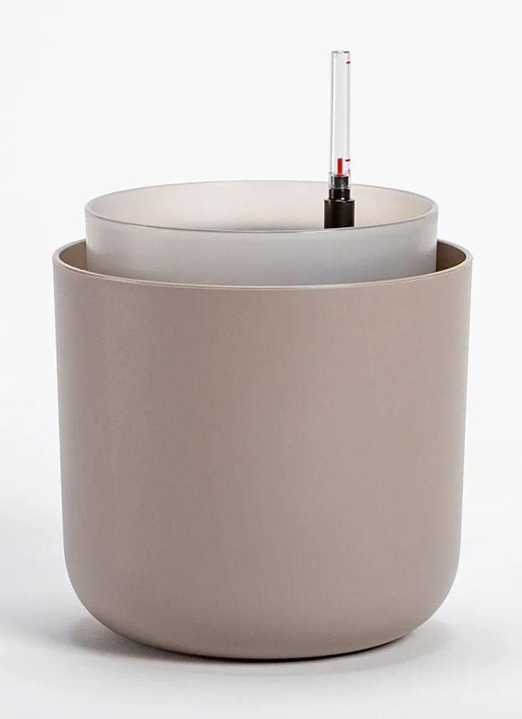 LILLEPOTT PLASTIA TOLITA ISEKASTMISSÜST. Ø16CM PRUUNIKASHALL