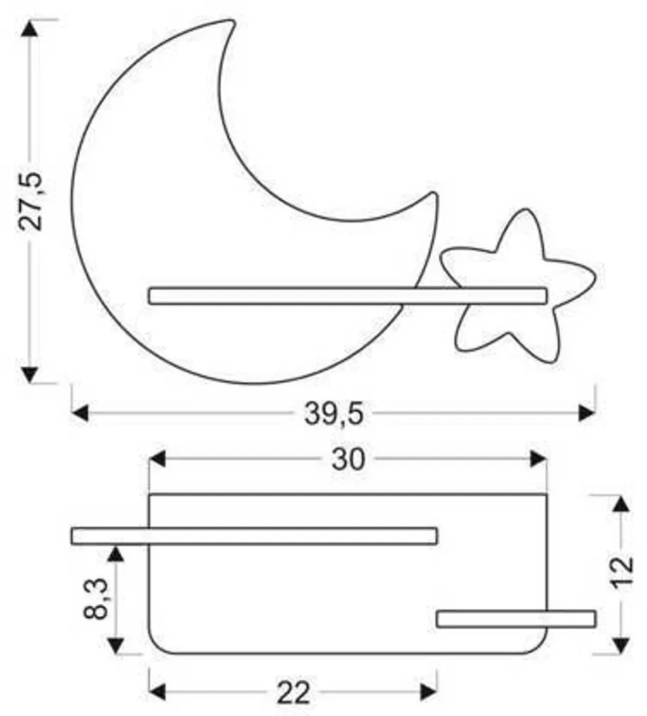 SEINALAMP CANDELLUX MOON LED 5W 250LM 4000K