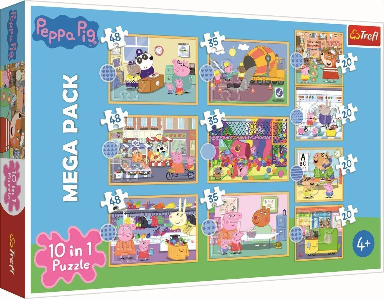 PUSLE TREFL KOMPLEKT 10TK PEPPA