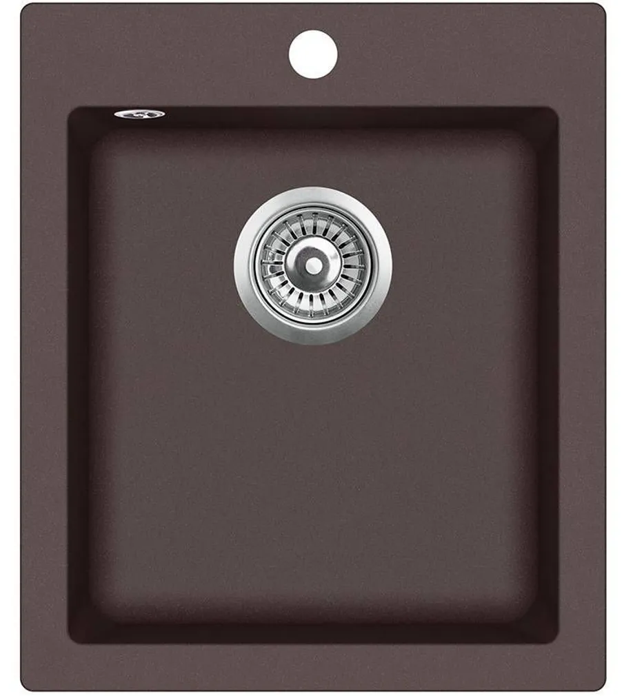 VALAMU JA SEGISTI KOMPLEKT AQUASANITA SQS100W+2813 GRANIIT TUME PRUUN