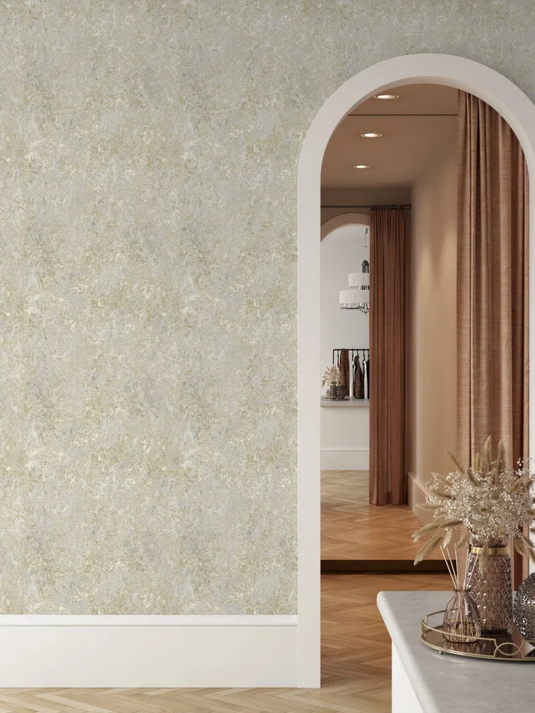 TAPEET ARTHOUSE MARBLEISED STONE SOFT GOLD 0,53X10,05M