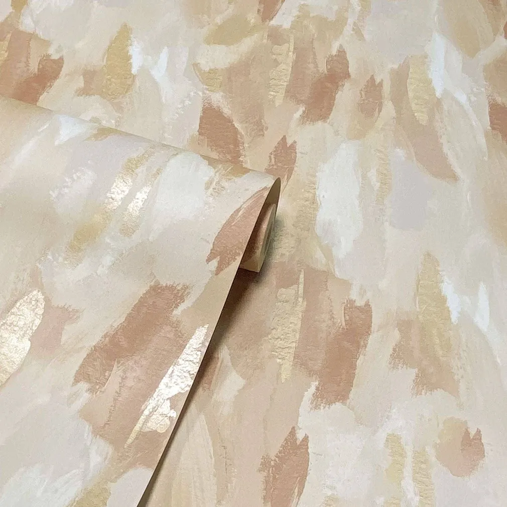 TAPEET ARTHOUSE PAINTED ABSTRACT COPPER 0,53X10,05M