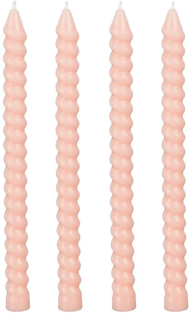 KÜÜNAL MICA DECORATIONS TWIST 18CM ROOSA