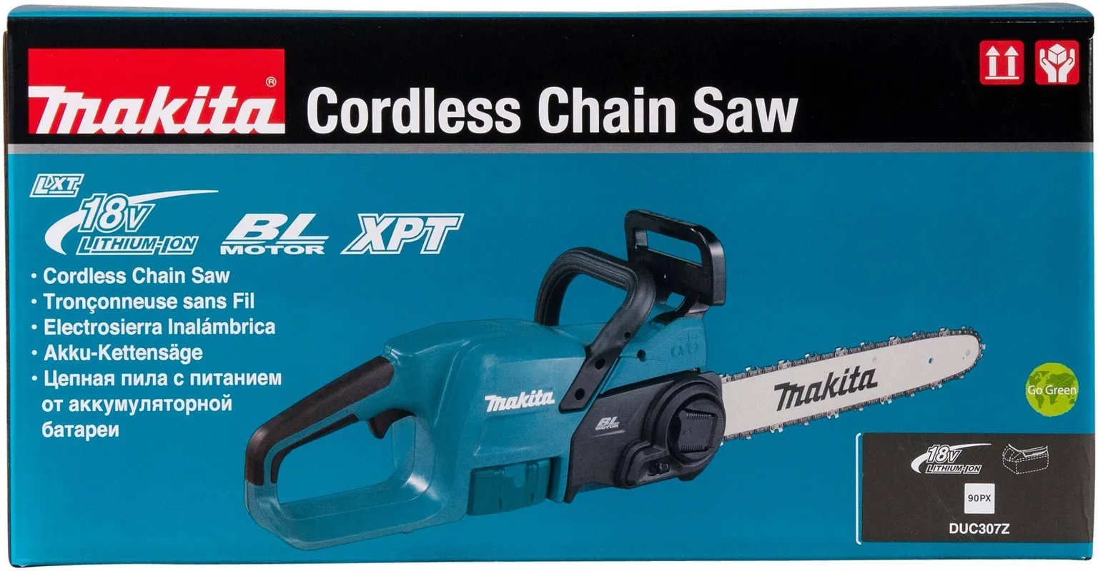 AKUKETTSAAG MAKITA DUC307Z 18V 300MM ILMA AKUDE JA LAADIJATA
