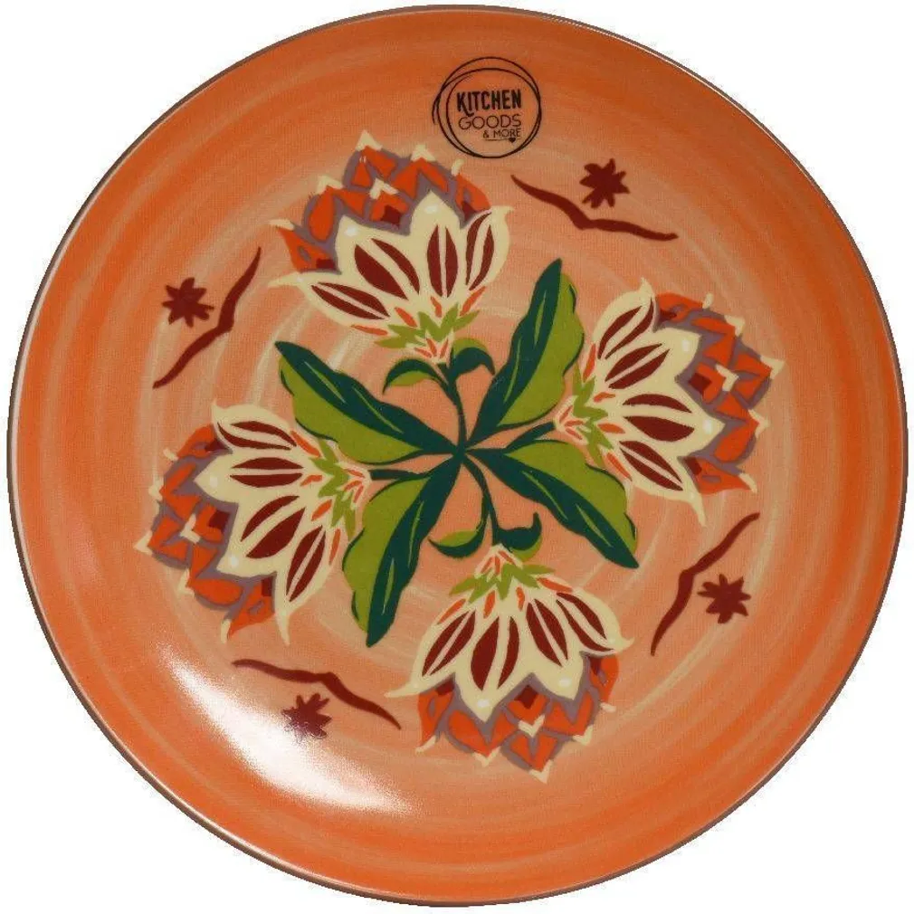 TALDRIK PORTSELANIST 19CM LILLELINE