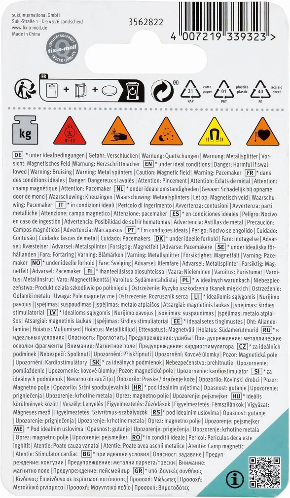 MAGNET FIX-O-MOLL NEODÜÜM KOONUS 8X16MM 6TK