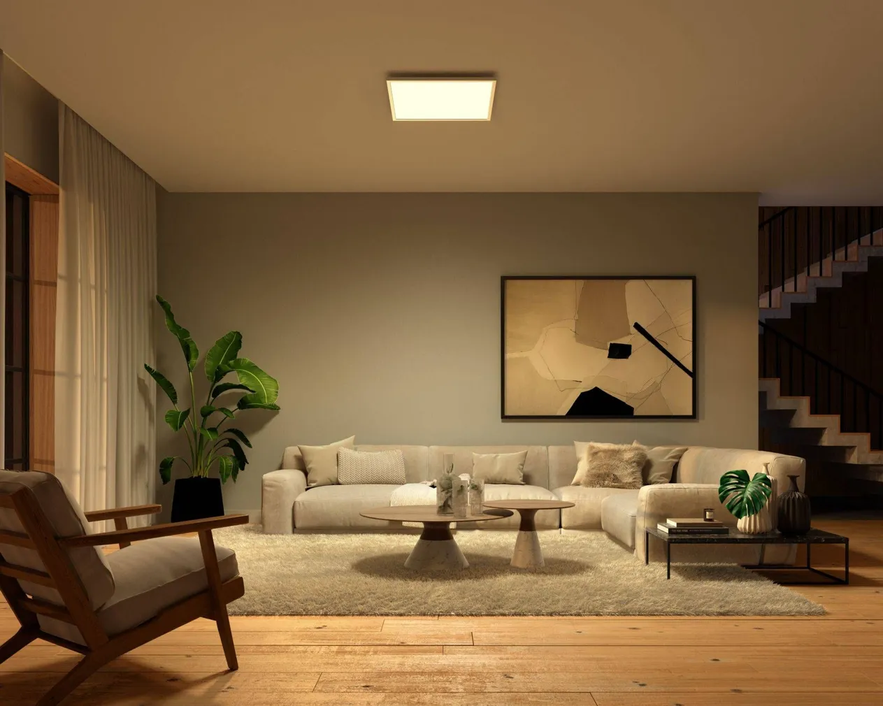 PANEELVALGUSTI PHILIPS HUE SURIMU 60W 4200LM 200-6500K+RGB HUE RUUT