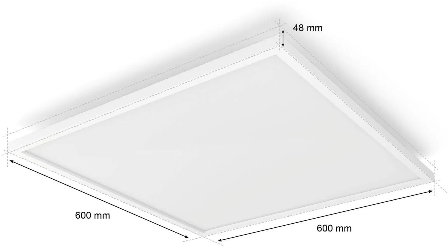 PANEELVALGUSTI PHILIPS HUE SURIMU 60W 4200LM 200-6500K+RGB HUE RUUT