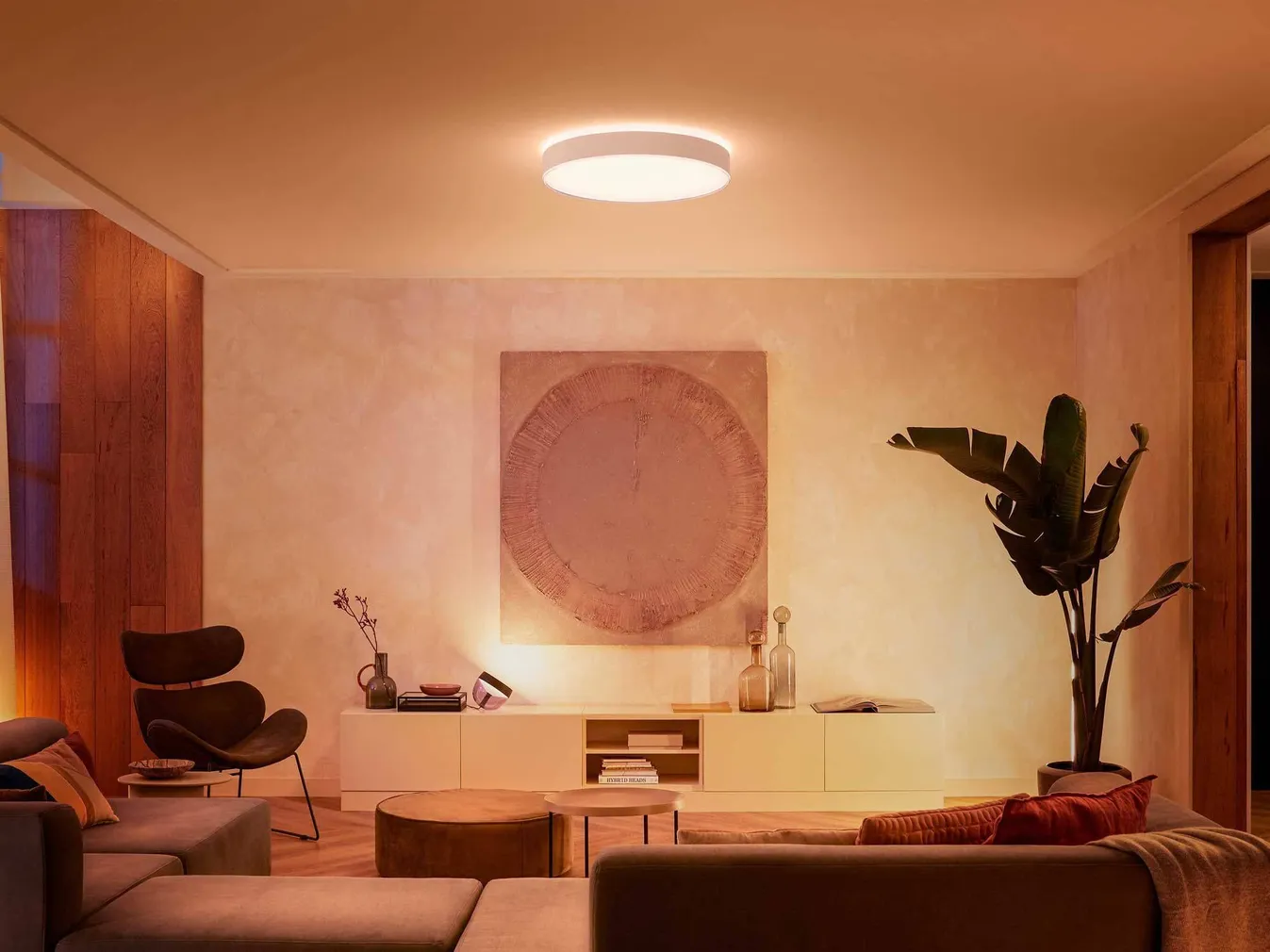 LAELAMP PHILIPS HUE ENRAVE XL 48W 6100LM 2200-6500K HUE VALGE