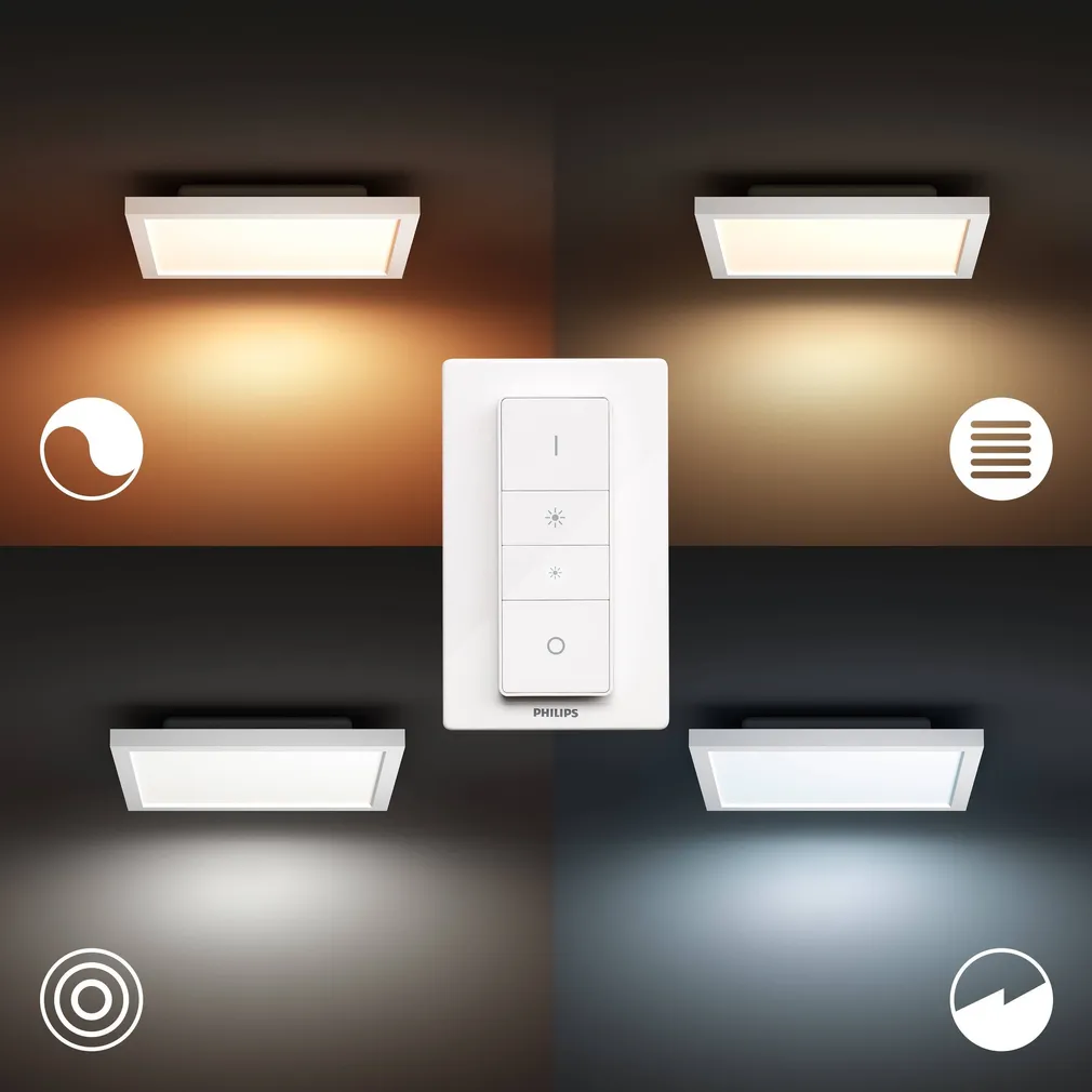 PANEELVALGUSTI PHILIPS HUE AURELLE SQ 19W 1940LM 2200-6500K HUE