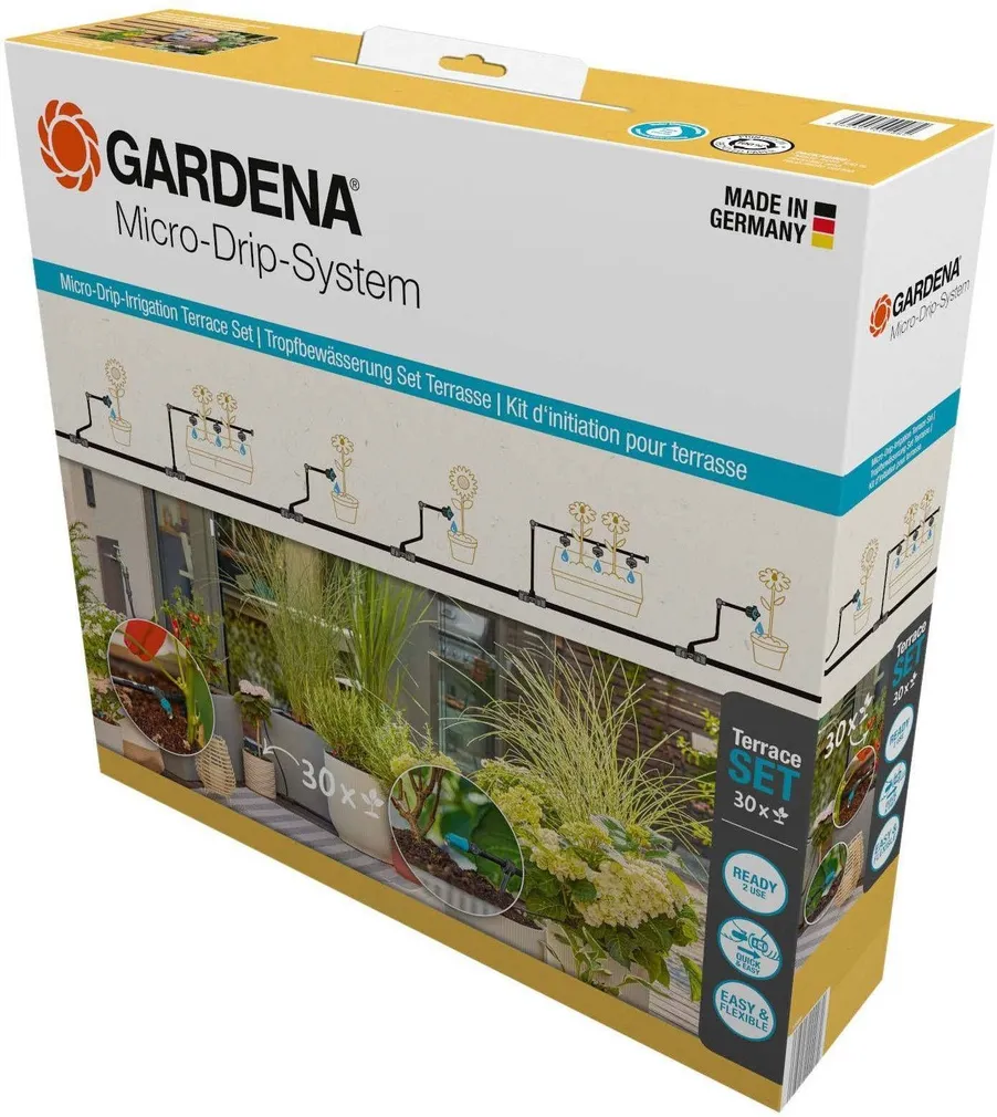 KASTMISKOMPLEKT GARDENA MIKRO-DRIP RÕDULE 30 TAIME
