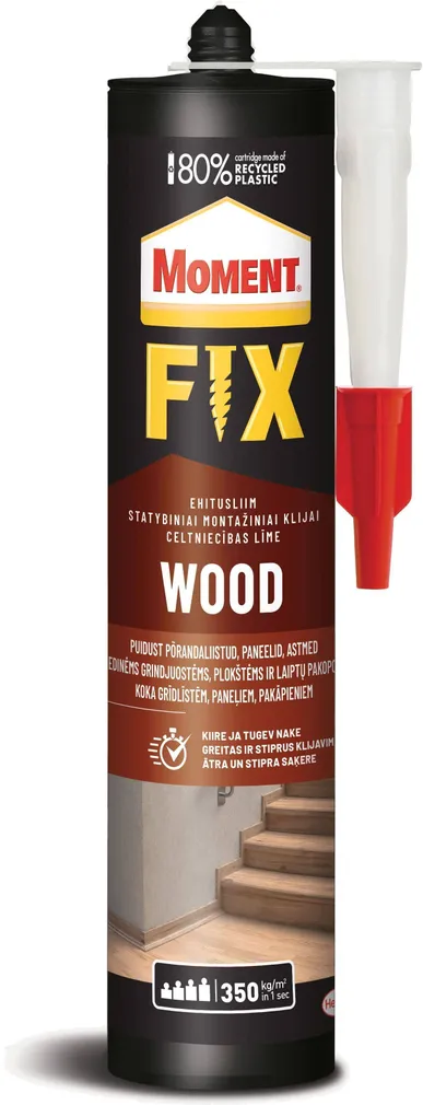 EHITUSLIIM MOMENT FIX WOOD PUITMATERJALIDELE