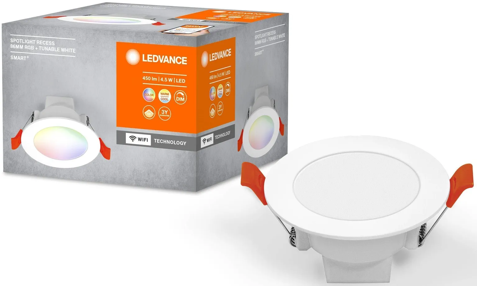 ALLVALGUSTI LEDVANCE 4W 420LM 100° 86MM WIFI RGBTW