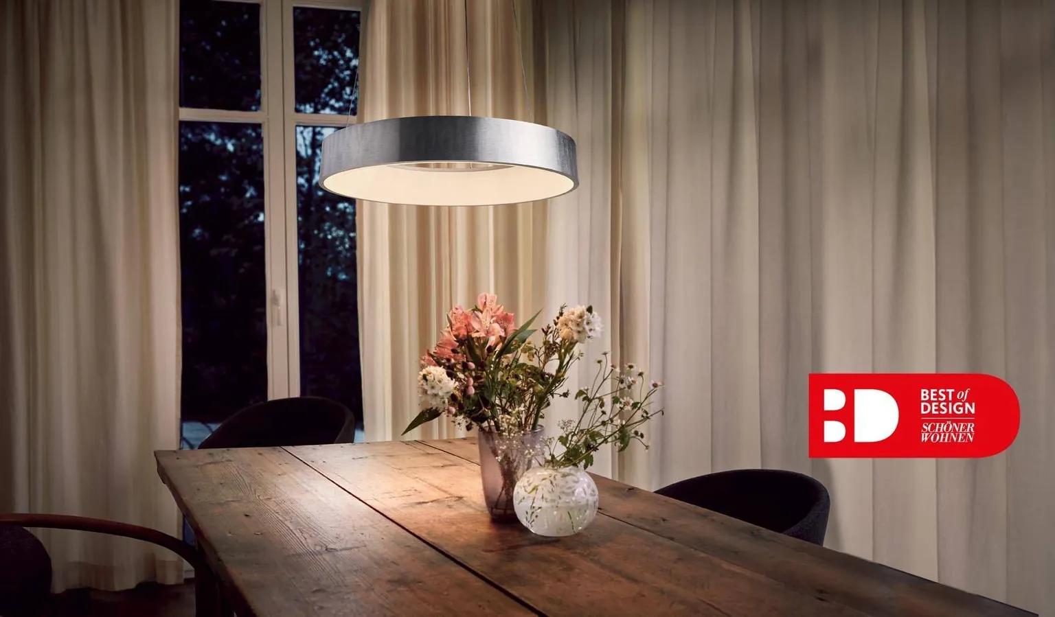 LAELAMP LEDVANCE CIRCULAR 18,5W 1400LM SUNATHOME NIKKEL