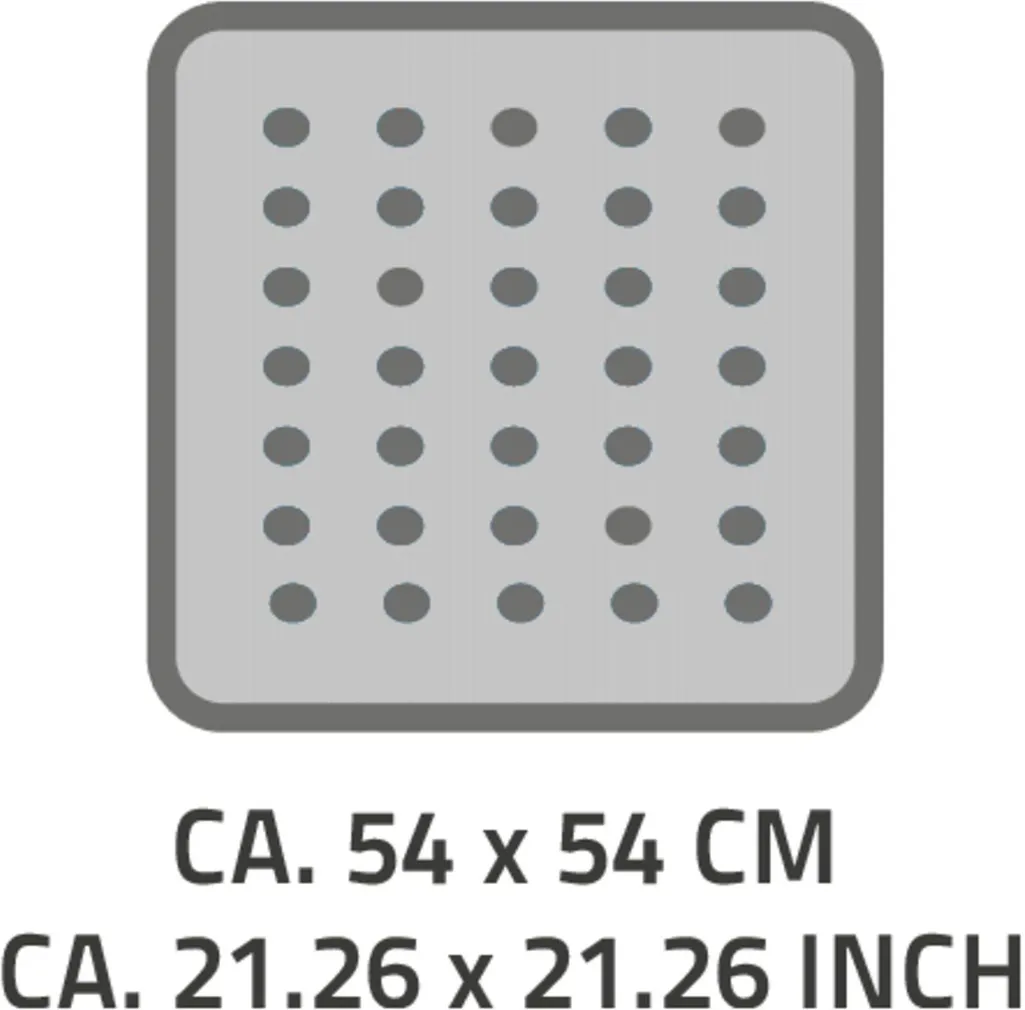 VANNITOAMATT RIDDER CAPRI 54X54CM VALGE TPE-PLASTIK 
