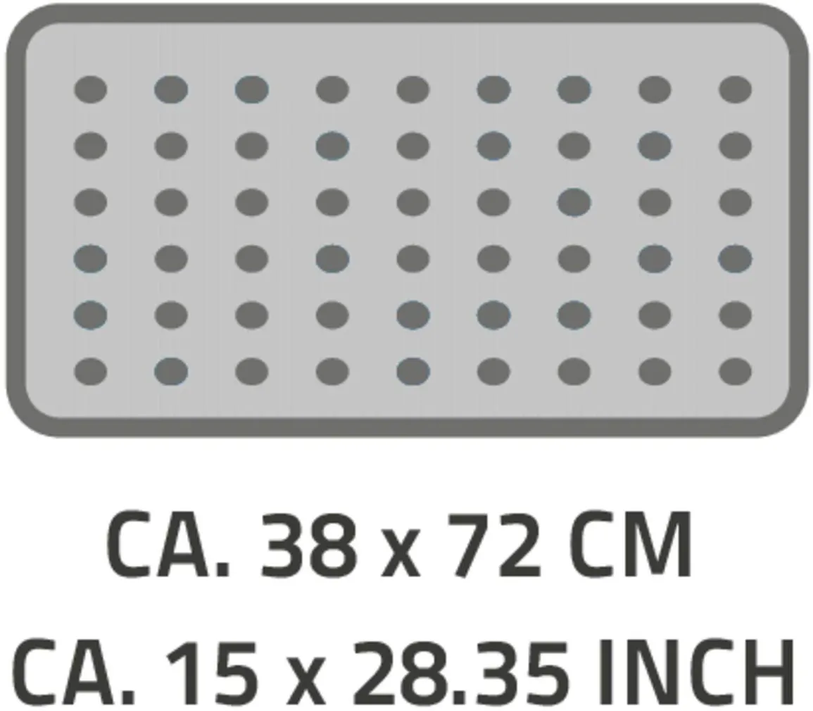 VANNITOAMATT RIDDER CAPRI 38X72CM VALGE TPE-PLASTIK 