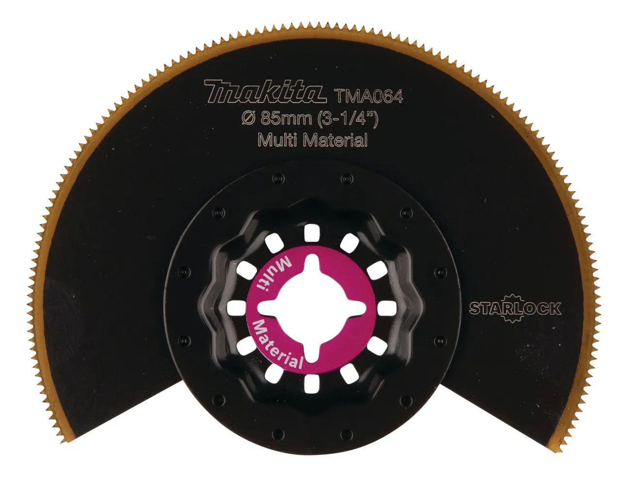 SAETERA MAKITA SEGMENT 85MM TMA064 BIM-TIN, STARLOCK