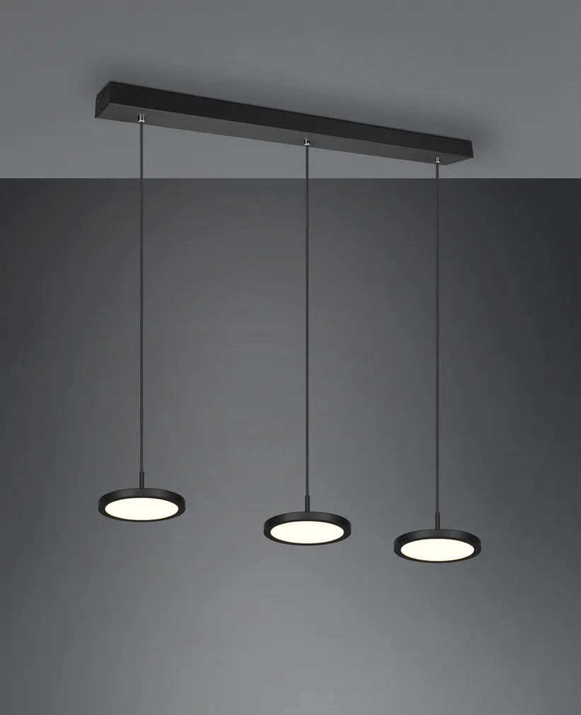 LAELAMP TRIO TRAY 3X10W 3000K 3X1200LM MUST