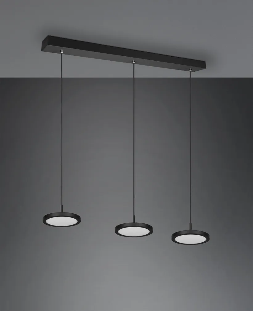 LAELAMP TRIO TRAY 3X10W 3000K 3X1200LM MUST