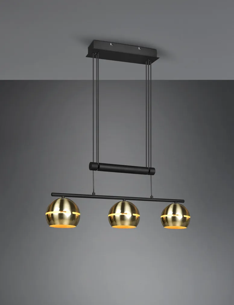 LAELAMP TRIO FLETCHER 3XE14 MUST/MESSING