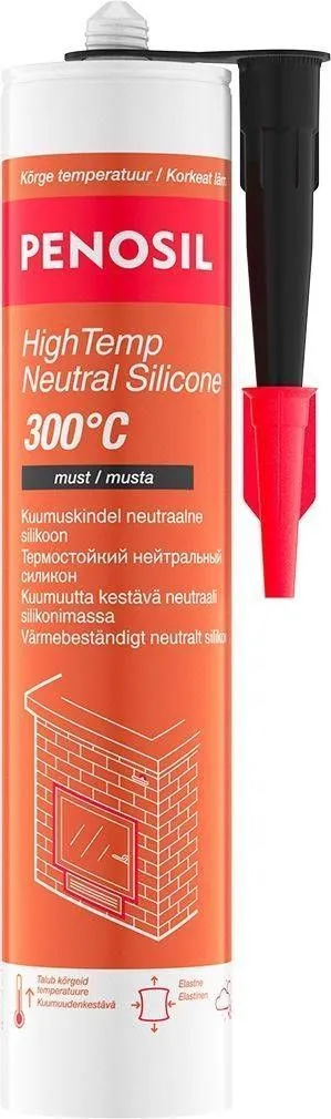 KUUMAKINDEL SILIKOON PENOSIL 300°C 300ML MUST