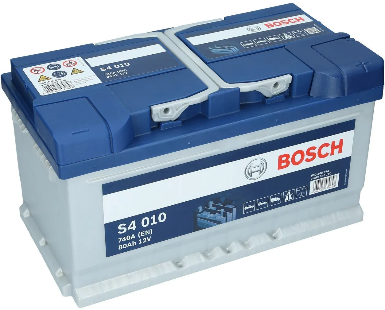 AUTOAKU BOSCH S4 010 80AH 740A 315X175X175