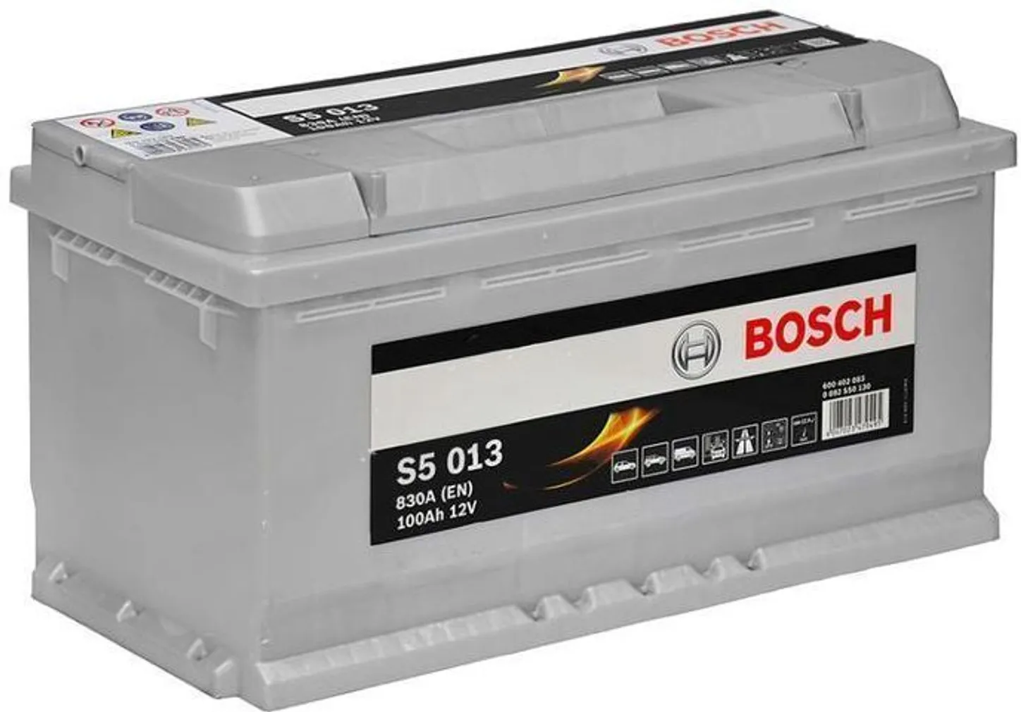 AUTOAKU BOSCH S5 013 100AH 830A 353X175X190