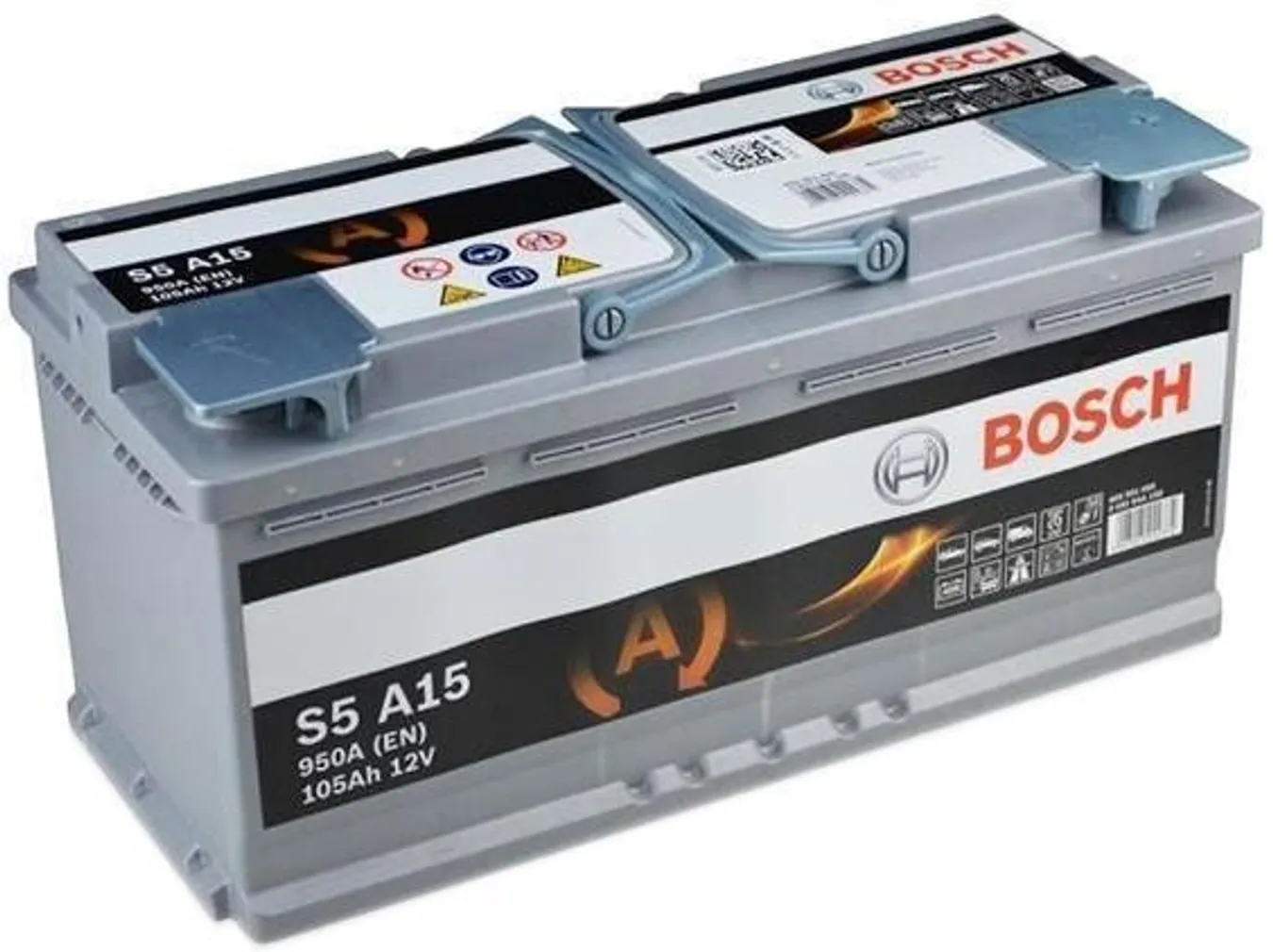 AUTOAKU BOSCH AGM S5 A15 105AH 950A 393X175X190