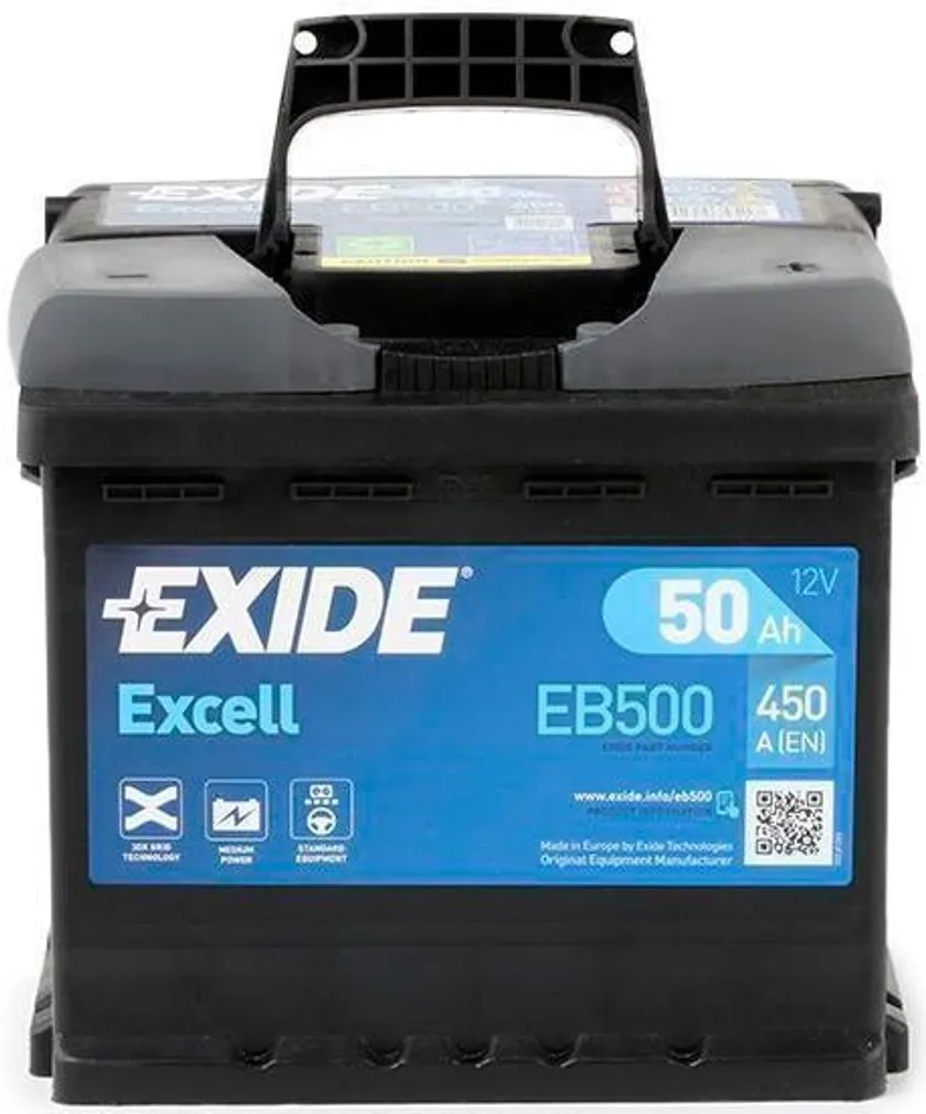 AUTOAKU EXIDE EXCELL 50AH 450A 207X175X190MM