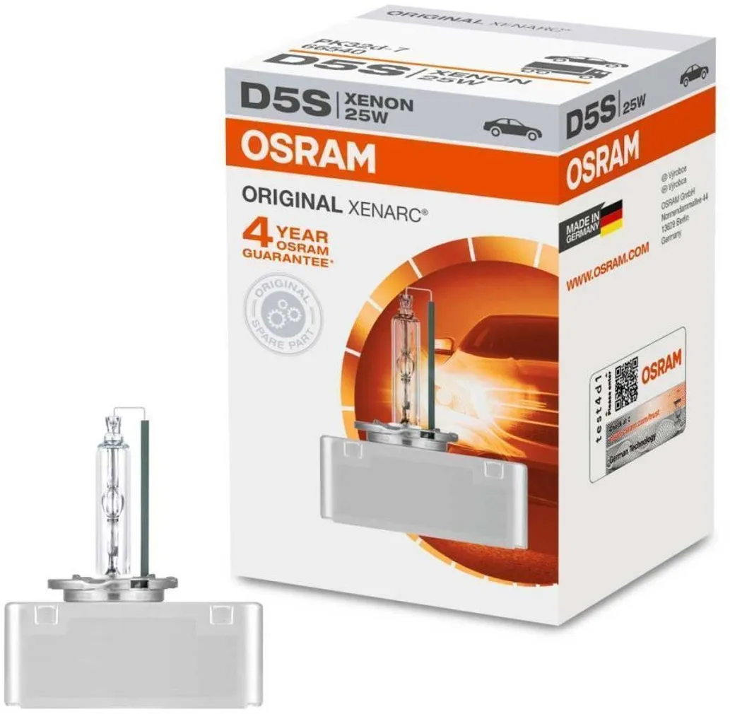 KSENOONLAMP OSRAM D5S XENARC 25W PK32D-7 1TK