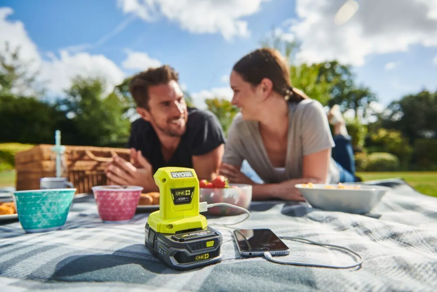 Ryobi 18v one+ usb power adapter clearance