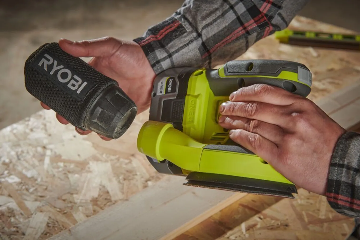 AKUEKSENTRIKLIHVIJA RYOBI RROS18-0 18V ONE+ 125MM