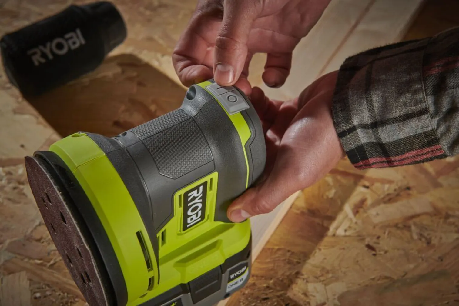 AKUEKSENTRIKLIHVIJA RYOBI RROS18-0 18V ONE+ 125MM