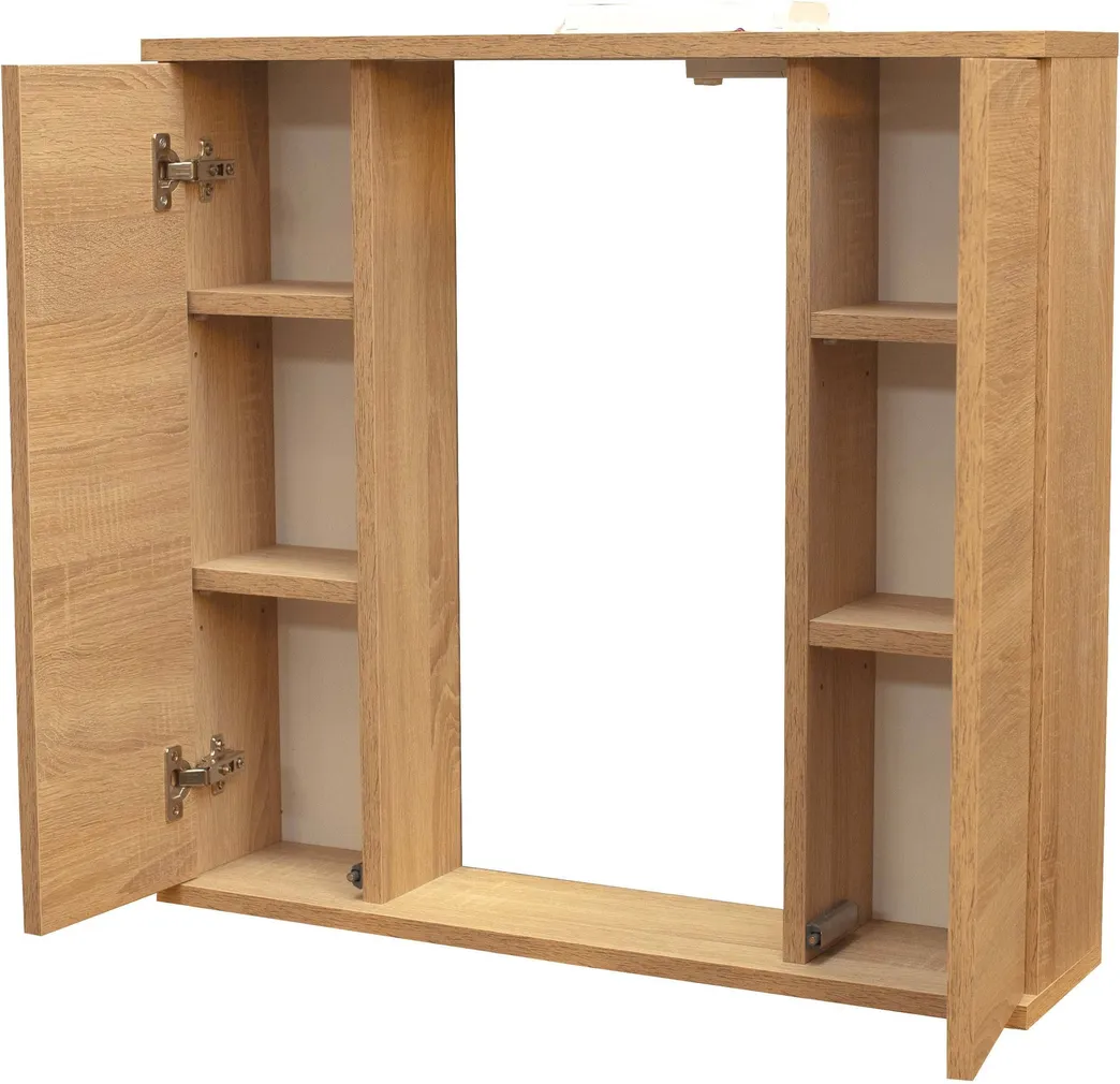 PEEGELKAPP AQUALINE PREMIUM VS 75X18X70CM VALGUSTIGA HELE TAMM