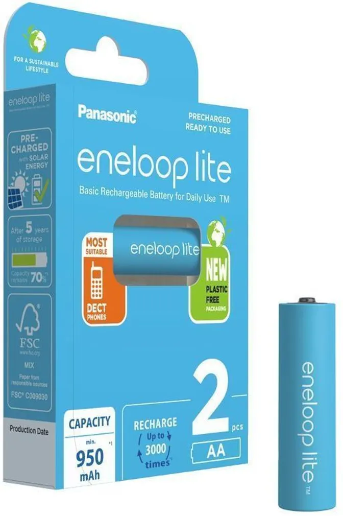 AKUPATAREI PANASONIC LITE AA 950 2TK PAKIS