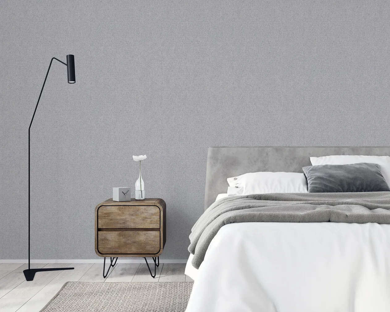 TAPEET ARTHOUSE LUXURY PLAIN GREY 0,5X10,5M