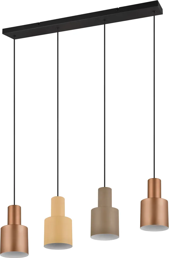 LAELAMP TRIO AGUDO 4X40W E27 MULTICOLOR