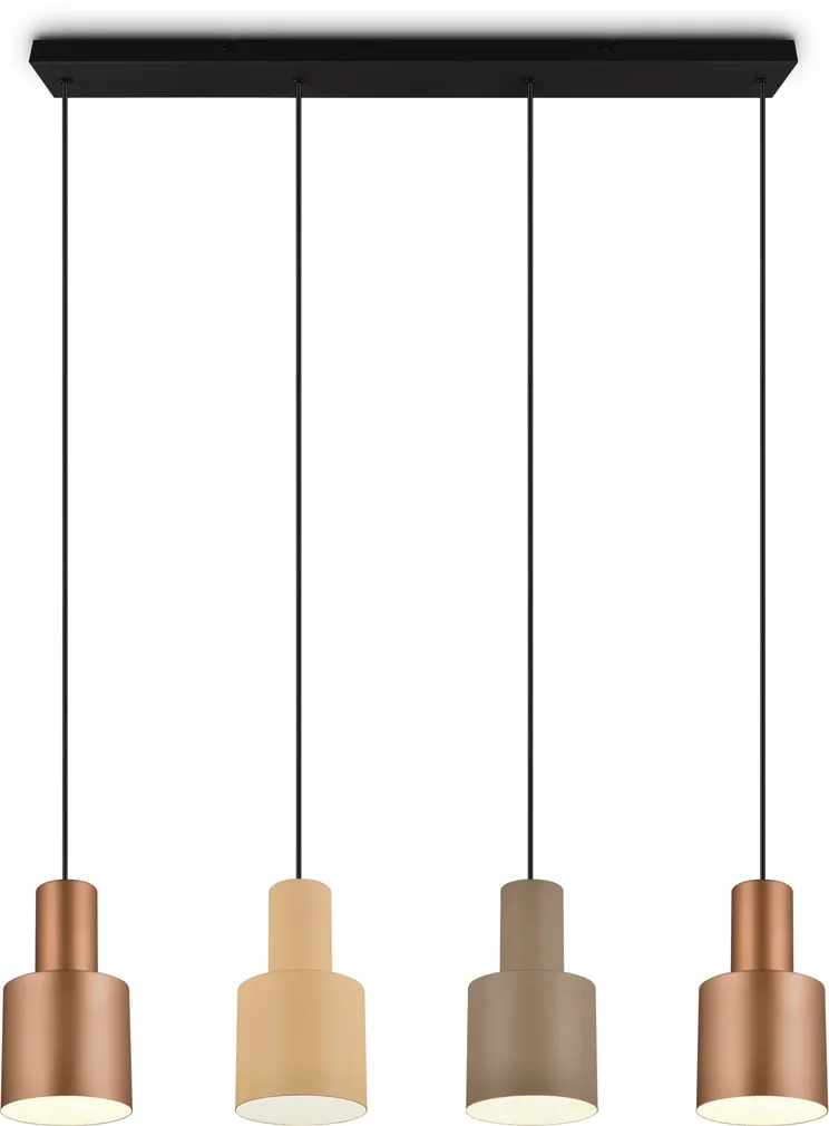 LAELAMP TRIO AGUDO 4X40W E27 MULTICOLOR