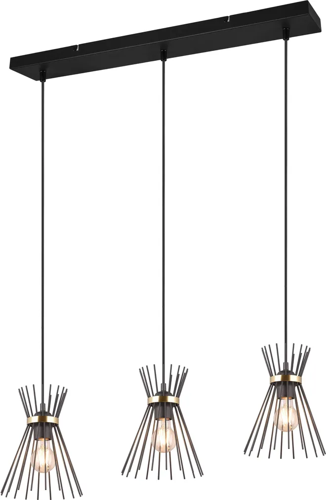 LAELAMP TRIO ROD 40W E27 MUST/KULD