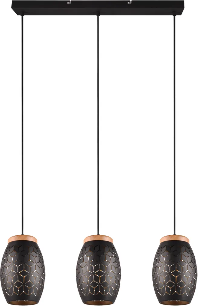 LAELAMP TRIO BIDAR 28W E27 MUST/KULD