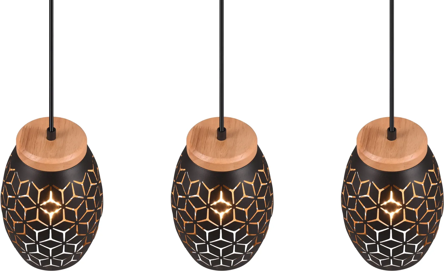 LAELAMP TRIO BIDAR 28W E27 MUST/KULD