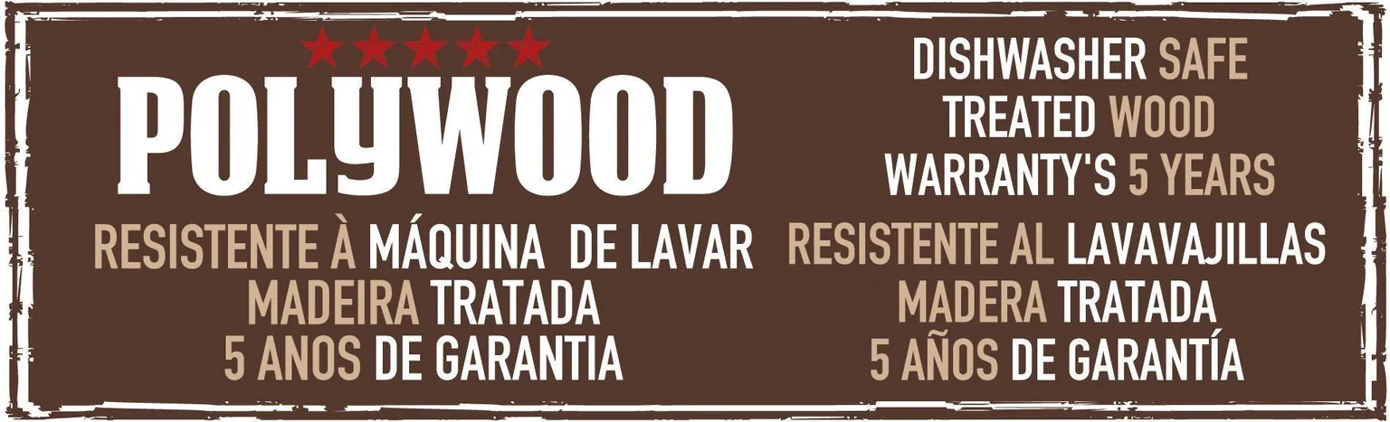STEIGINUGA TRAMONTINA POLYWOOD 12,7CM (5")