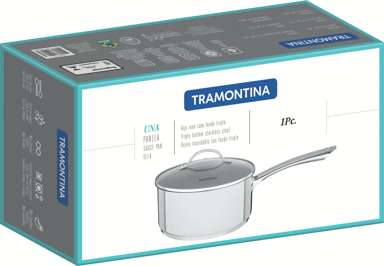 KASTMEPOTT TRAMONTINA UNA 16CM